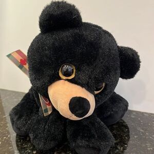 Creature Comforts Black Bear with Big Eyes. Size 13”